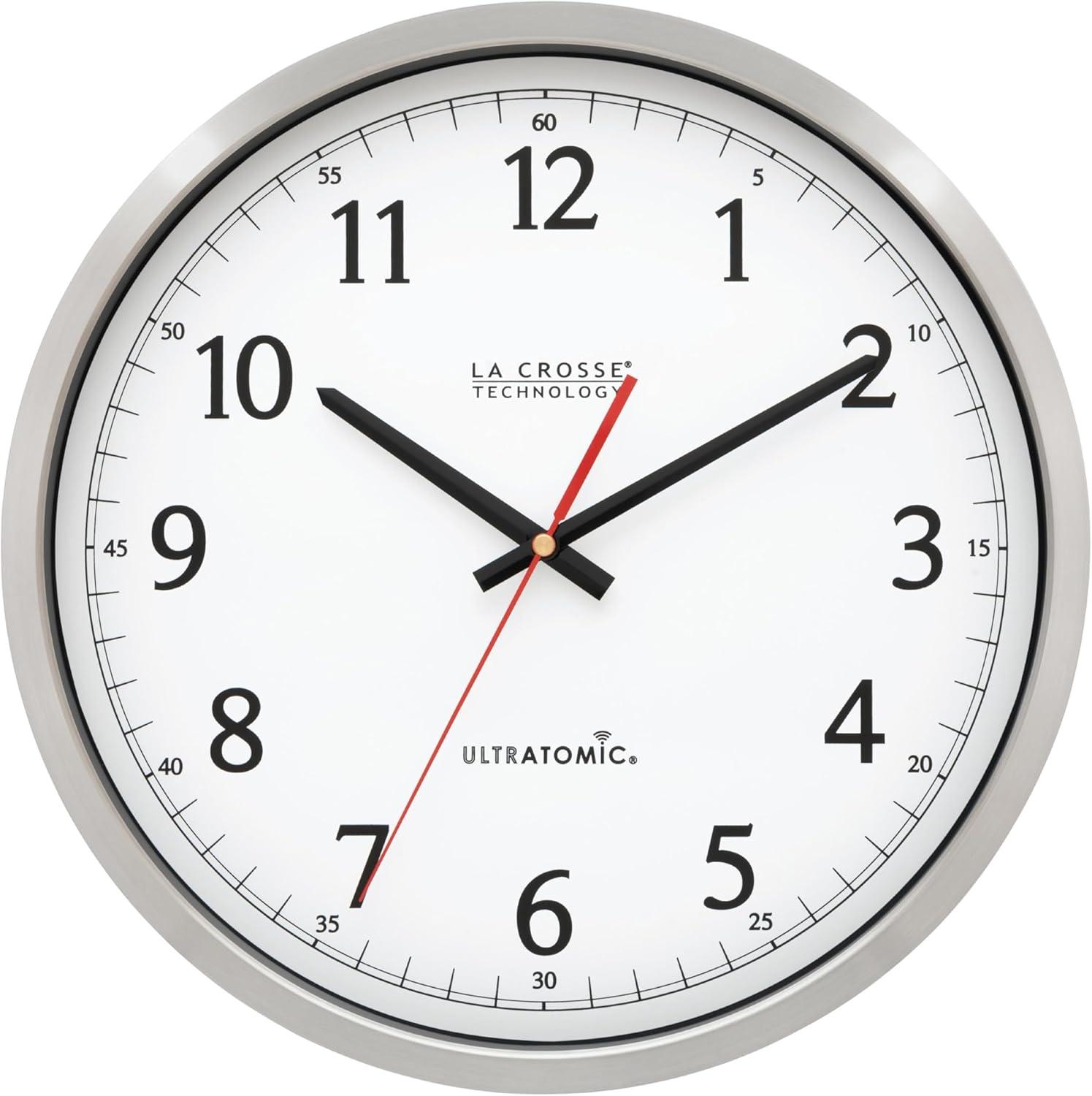 Weatherholt 14" UltrAtomic Metal Wall Clock