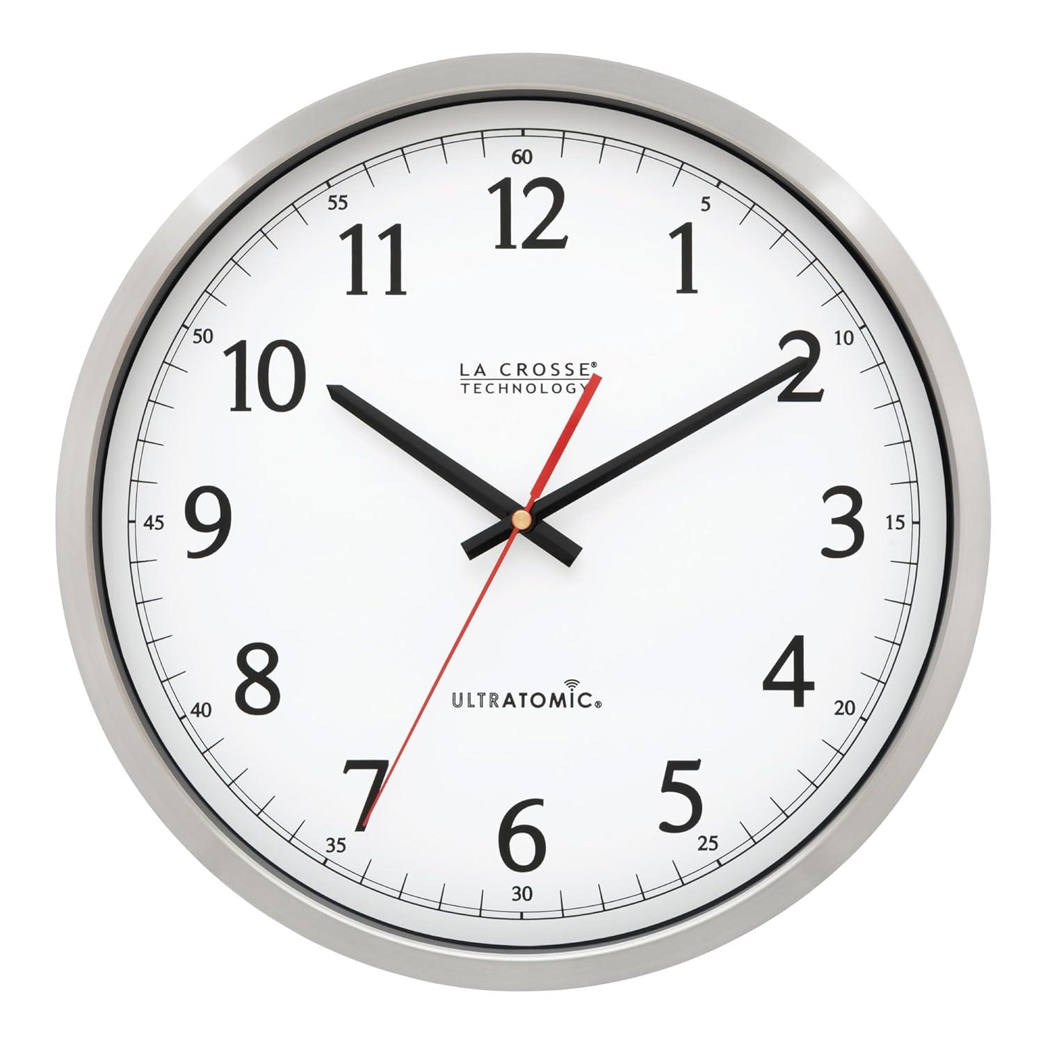 Weatherholt 14" UltrAtomic Metal Wall Clock