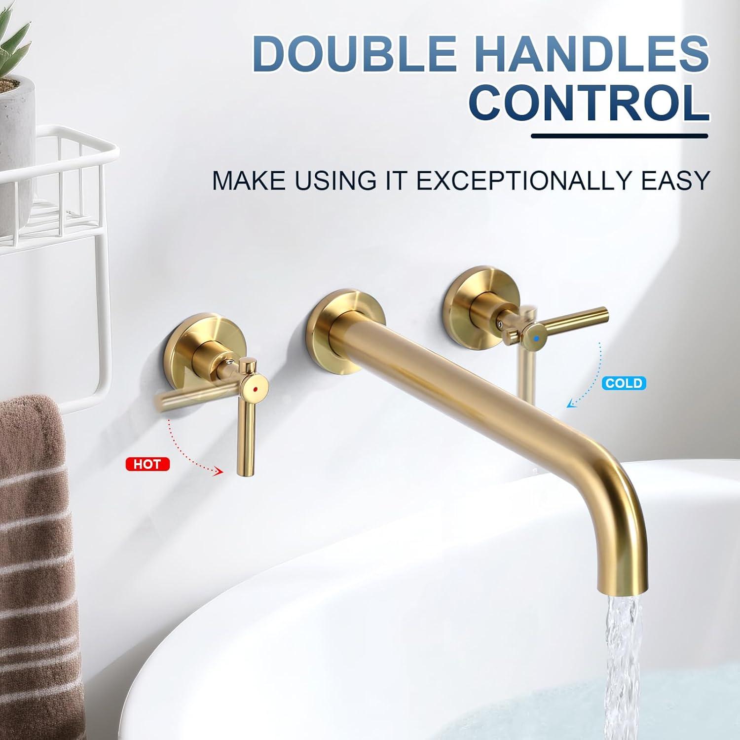 Wall Mounted Optional Bathroom Faucet