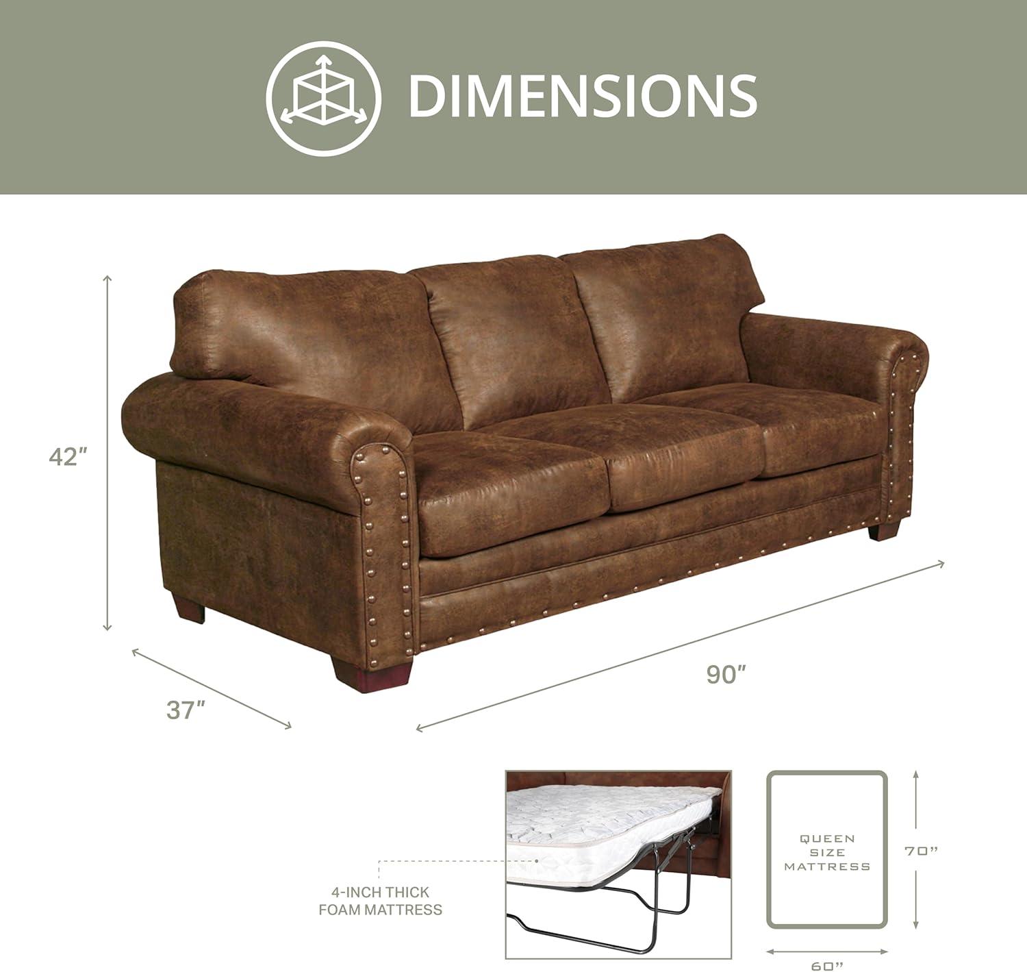 American Furniture Classics Model 8505-20 Buckskin Sleeper Sofa