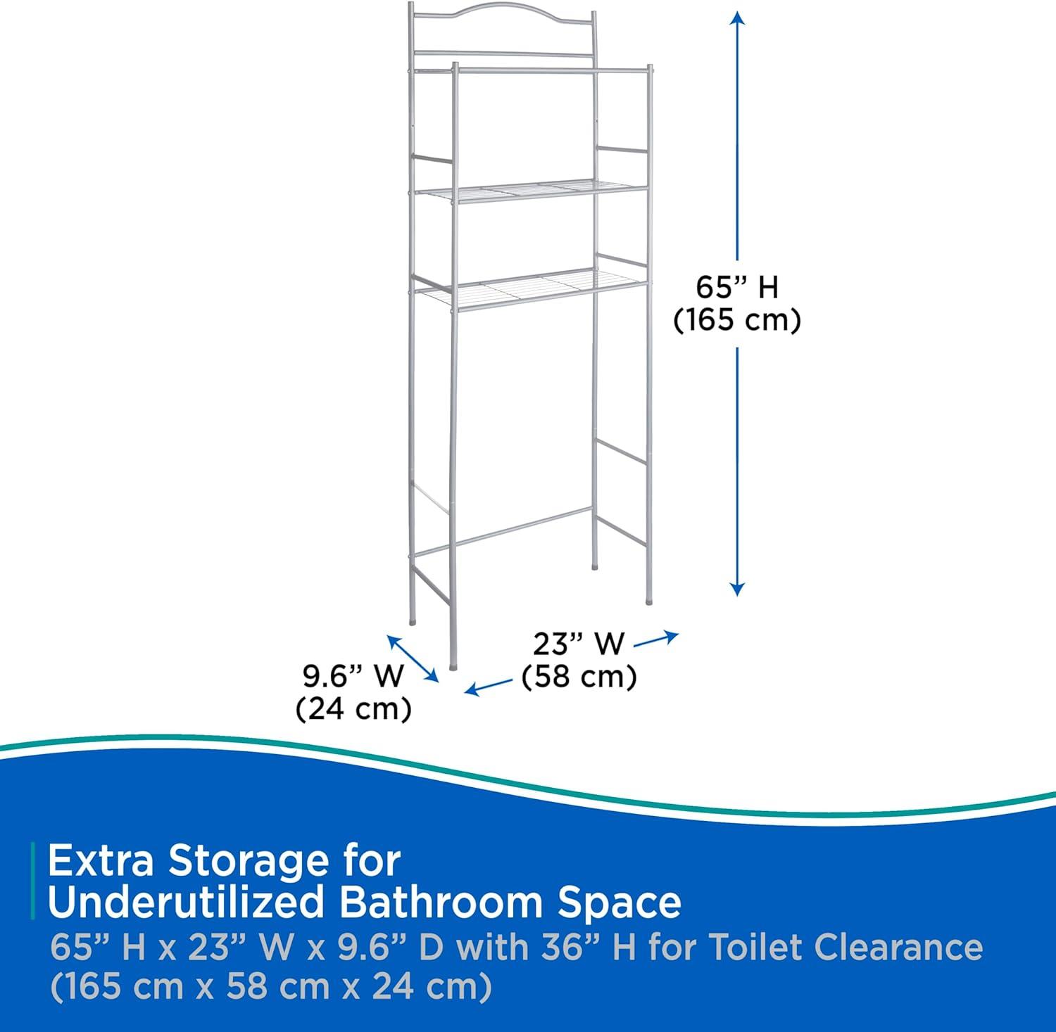 Metal Freestanding Over The Toilet Storage