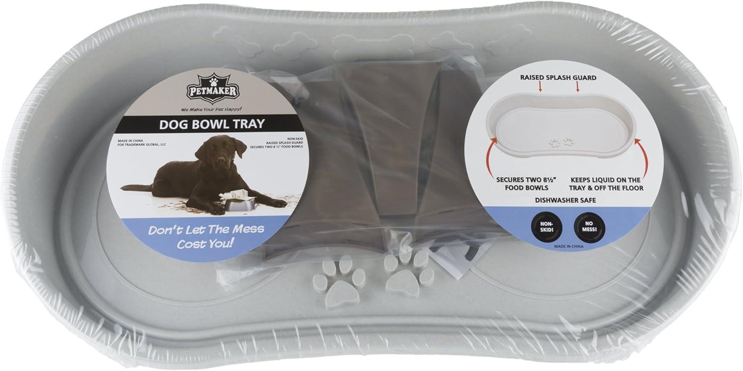 Dog Bowl Stand '? 8.5-Inch-Tall Feeding Tray for Dogs and Cats '? Dog Bowl Stands for Larg