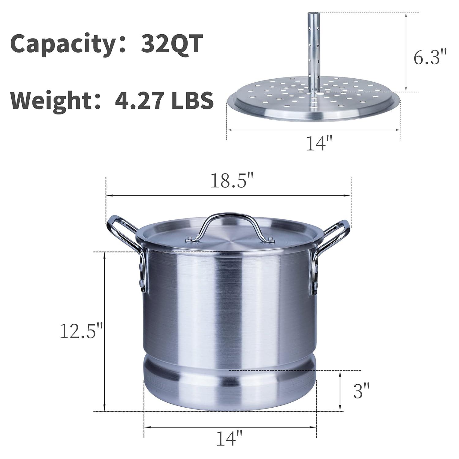 ARC ARC 32 Quarts Aluminum Stock Pot