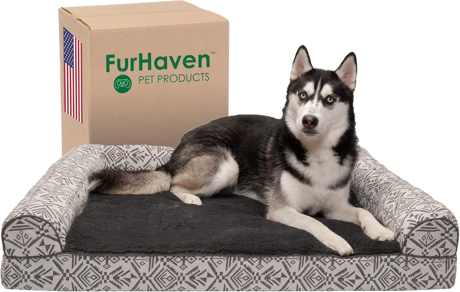 FurHaven Orthopedic Polyester Pet Bed