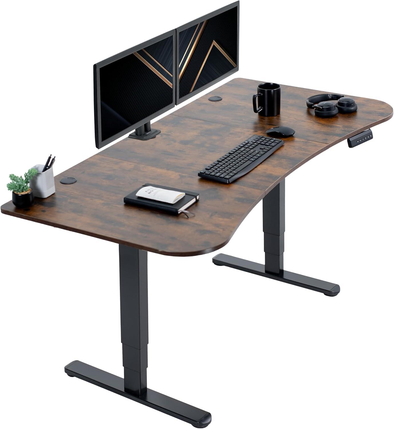 Adjustable Metal Base Standing Desk