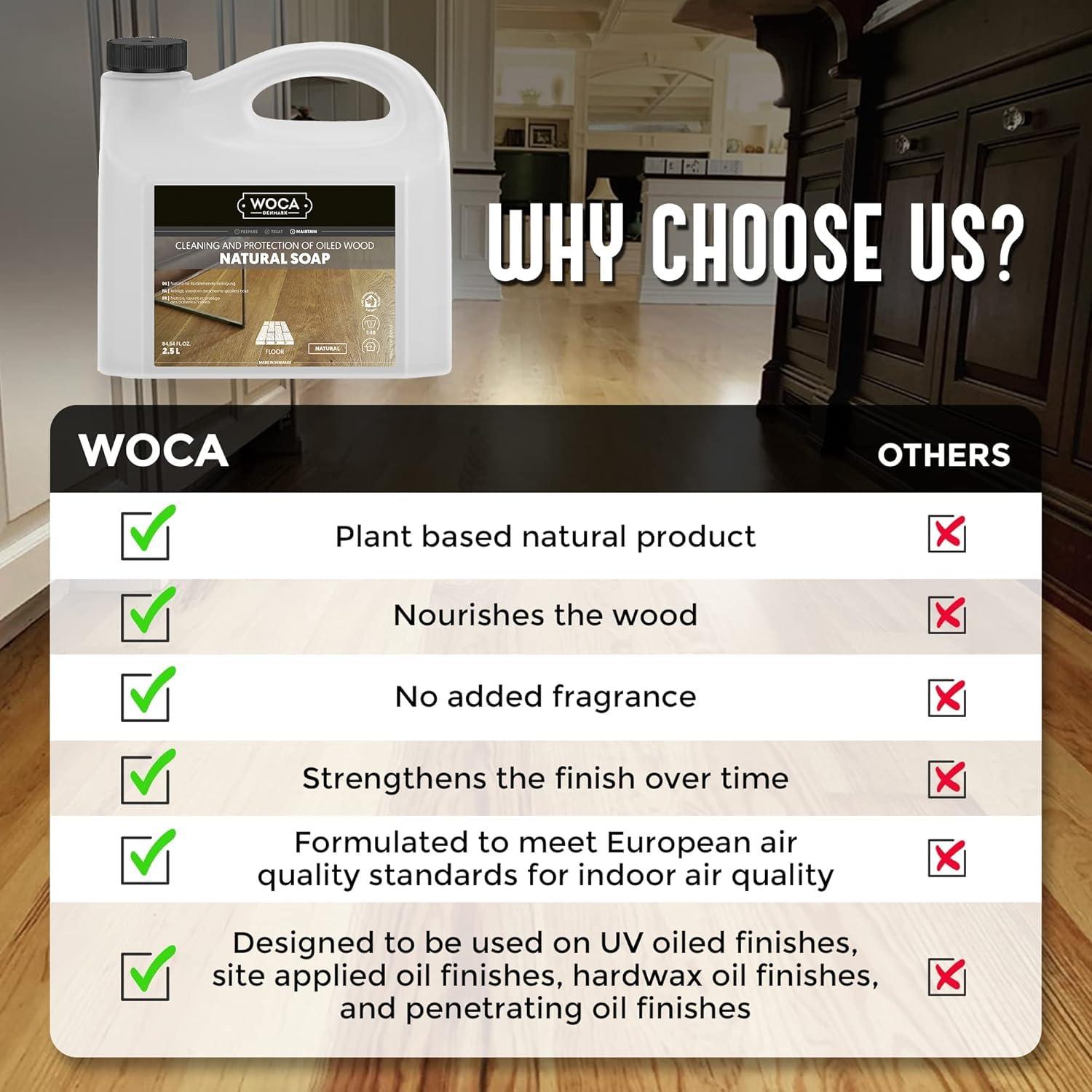 WOCA Natural Soap Wood Floor Cleaner concentrate