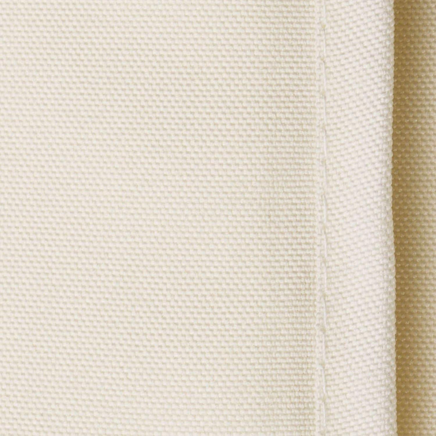 Lann's Linens Polyester Tablecloth - 90" x 156" Rectangular - Ivory