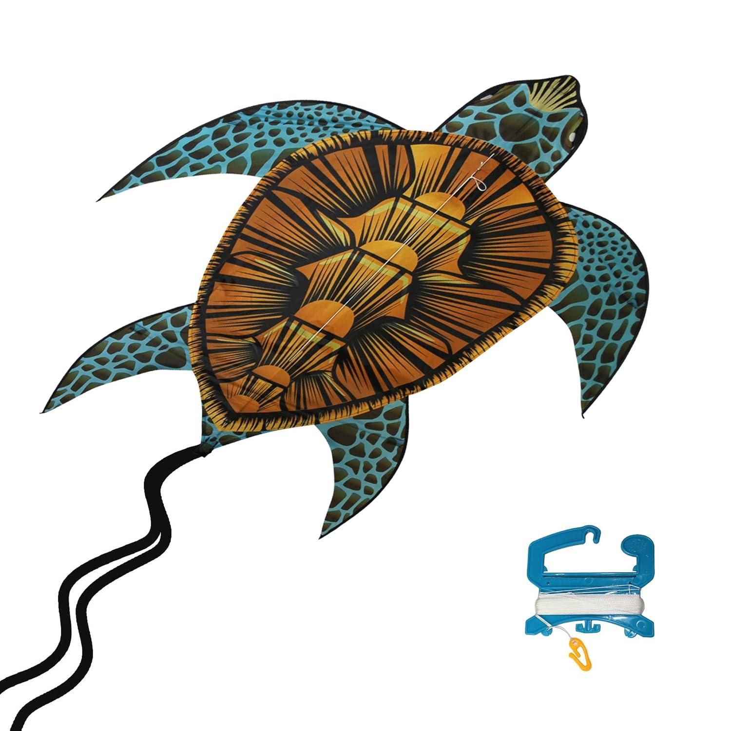 X-Kites WindNSun SeaLife Turtle Nylon Kite, 40
