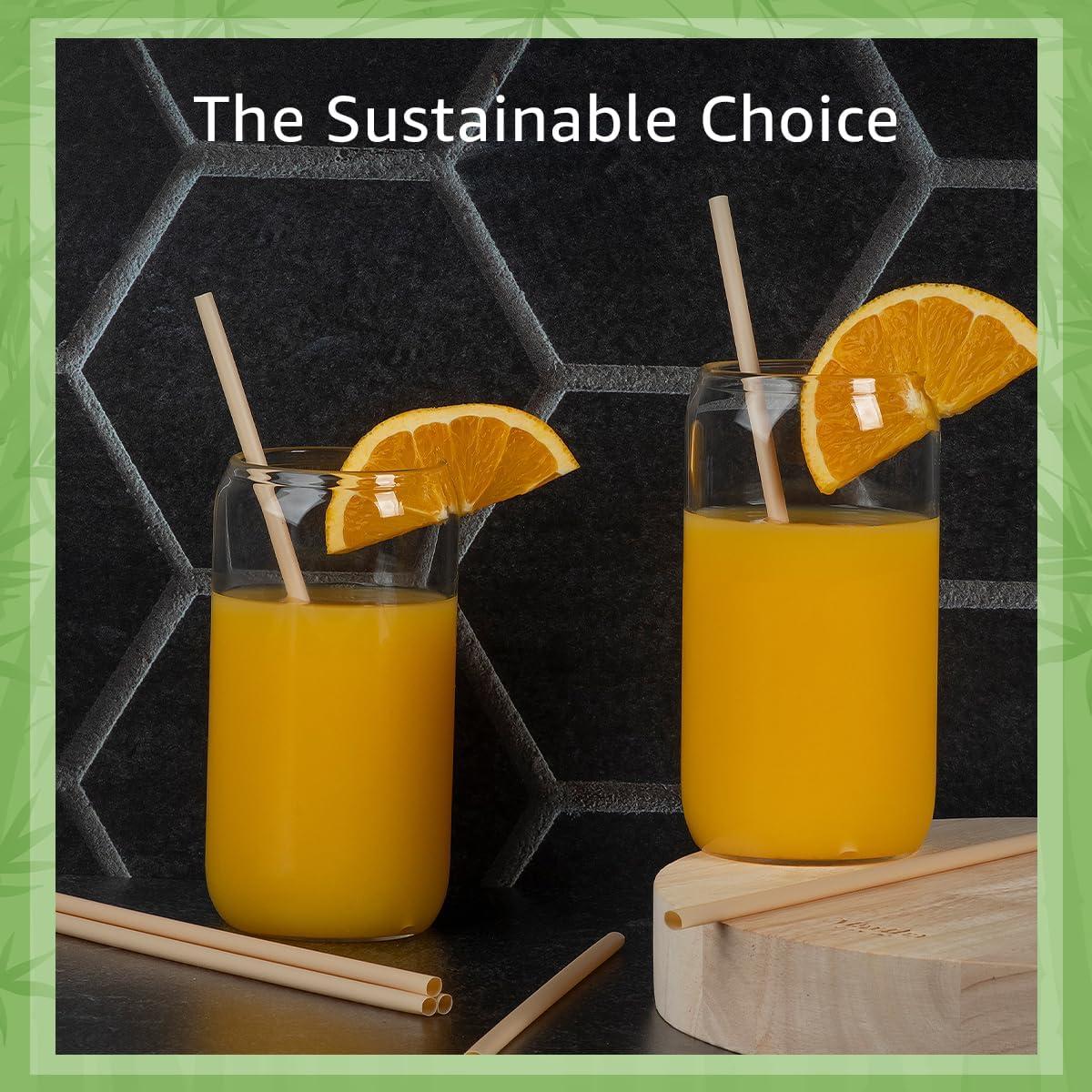 Ibambo Bamboo Straws - Disposable Eco-Friendly Sippers