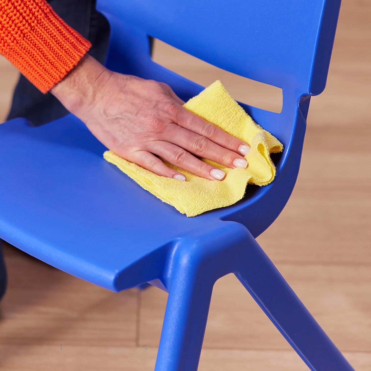 ECR4Kids Plastic School Stack Chair, Classroom Furniture