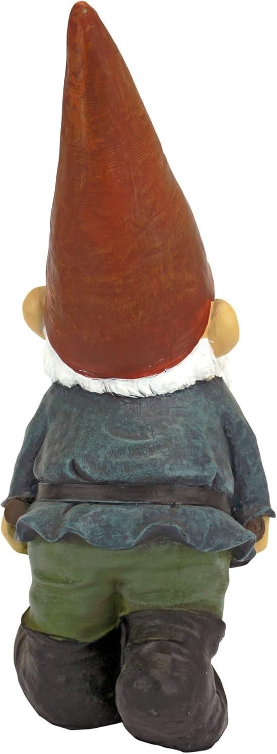 Wheelbarrow Willie Garden Gnome Statue