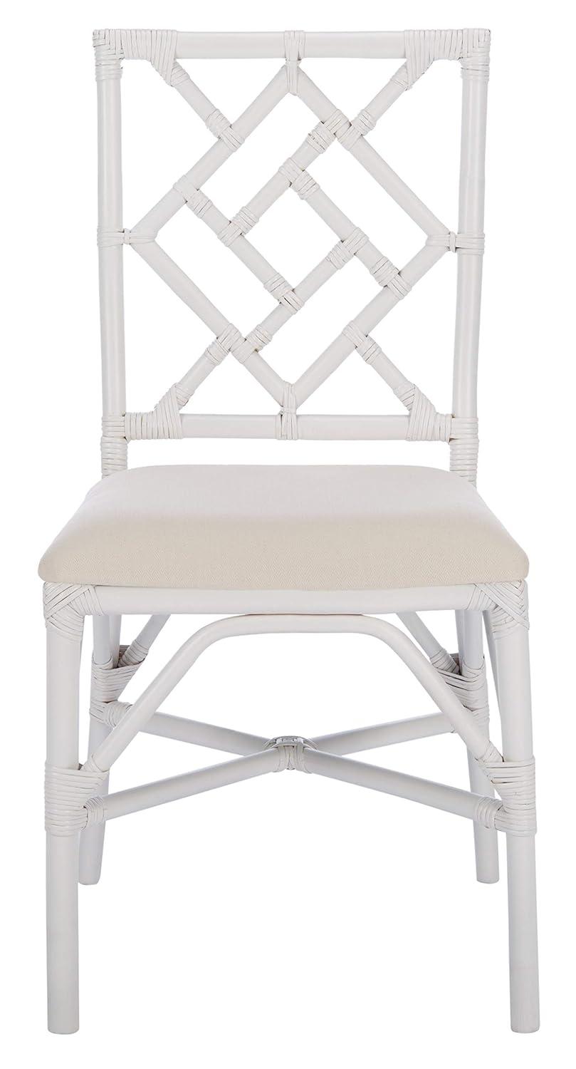 Bhumi Accent Chair W/ Cushion (Set of 2) - ACH6509 - White/White - Safavieh