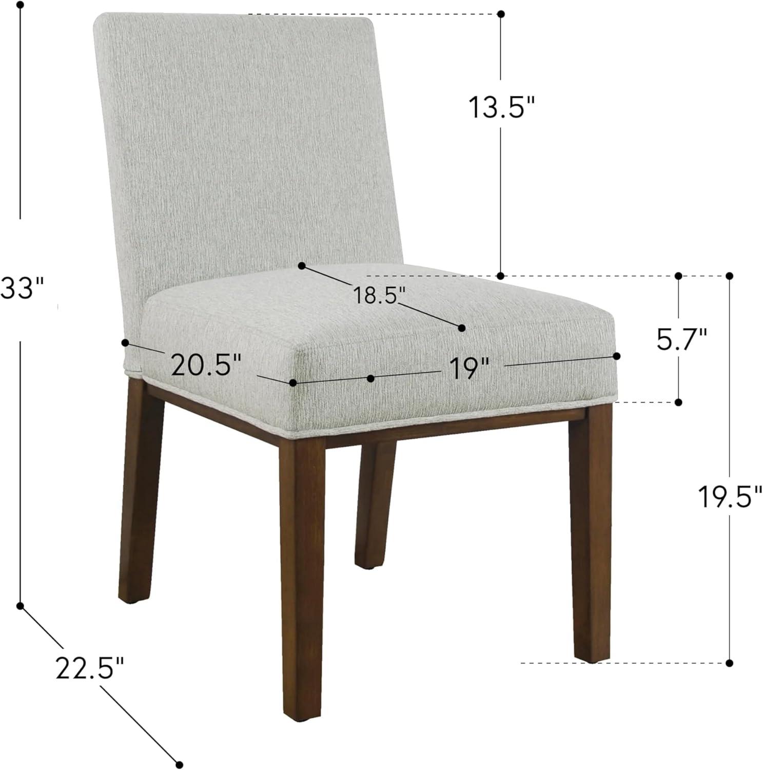 Kolbe Dining Chair Sustainable Gray Woven - HomePop