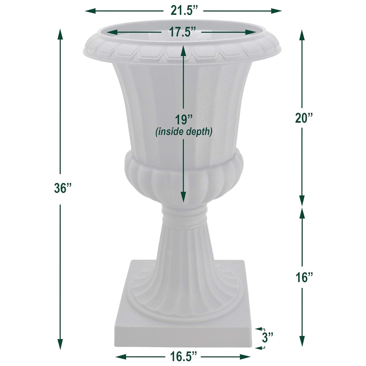 Arcadia Garden Products Urn Planter (Set of 2)