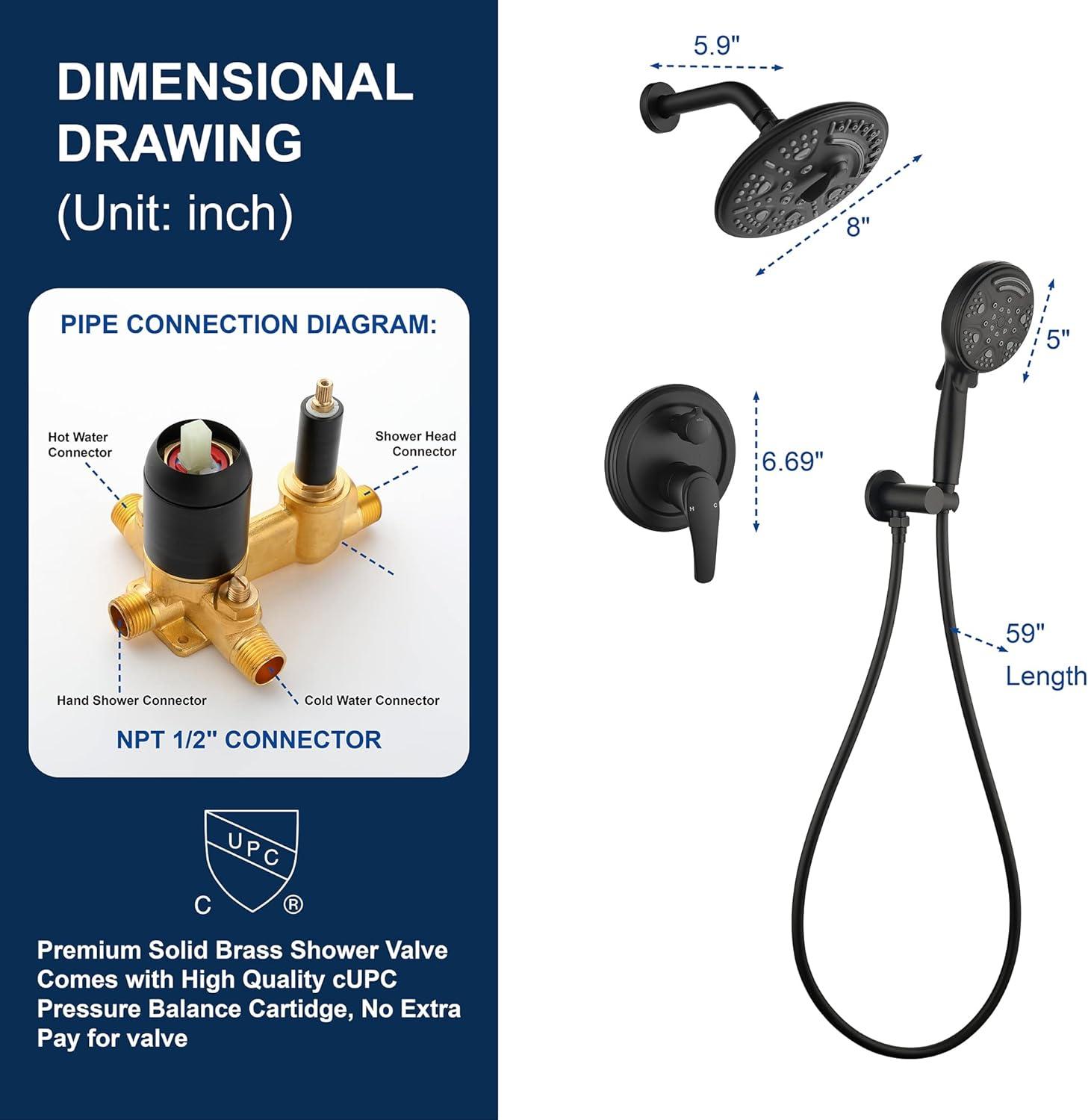 All-In-One Kit with Rough in-Valve