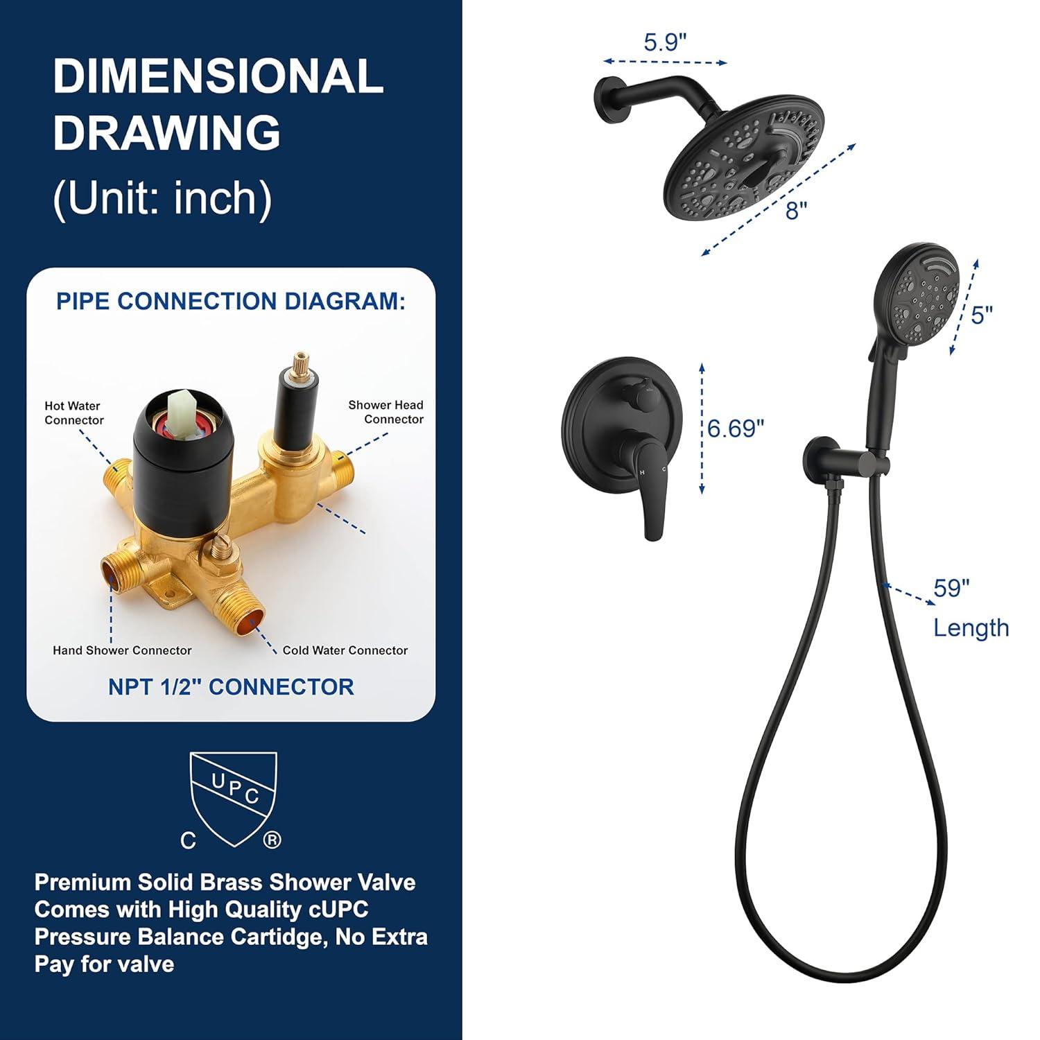 All-In-One Kit with Rough in-Valve