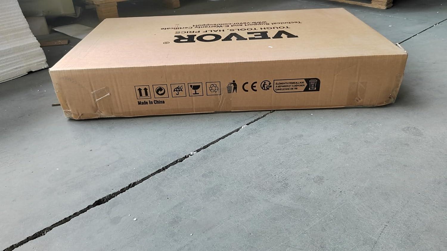 VEVOR Stainless Steel Food Prep Table, 18 x 36 x 34 Inch Commercial Kitchen Worktable, with 2 Adjustable Undershelf, Heavy Duty Prep Table