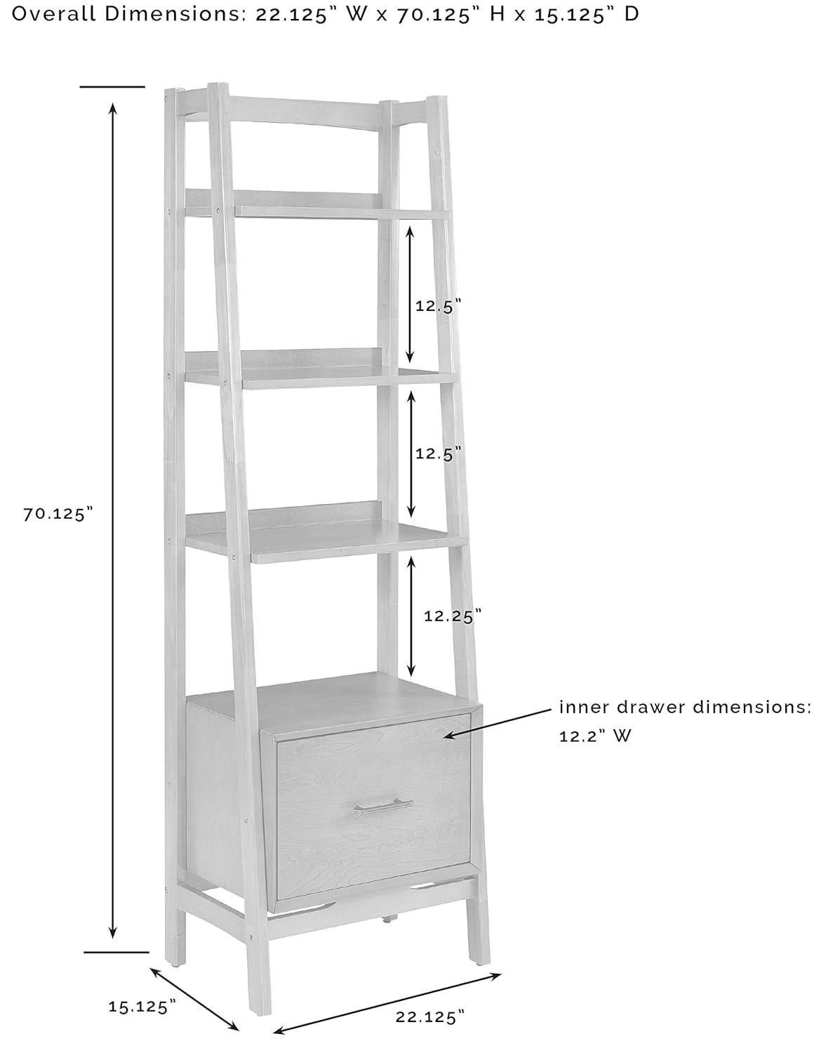 Stiles Narrow Etagere Bookcase