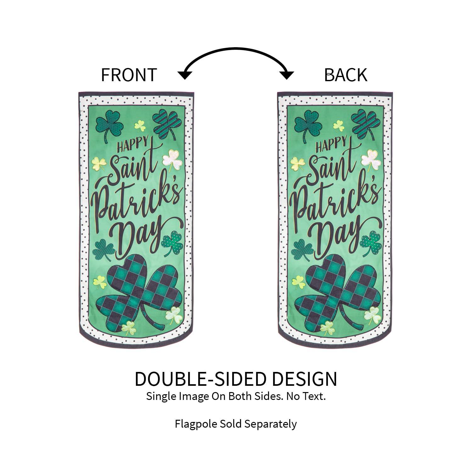 Happy St. Patrick's Day Everlasting Impressions Textile Décor