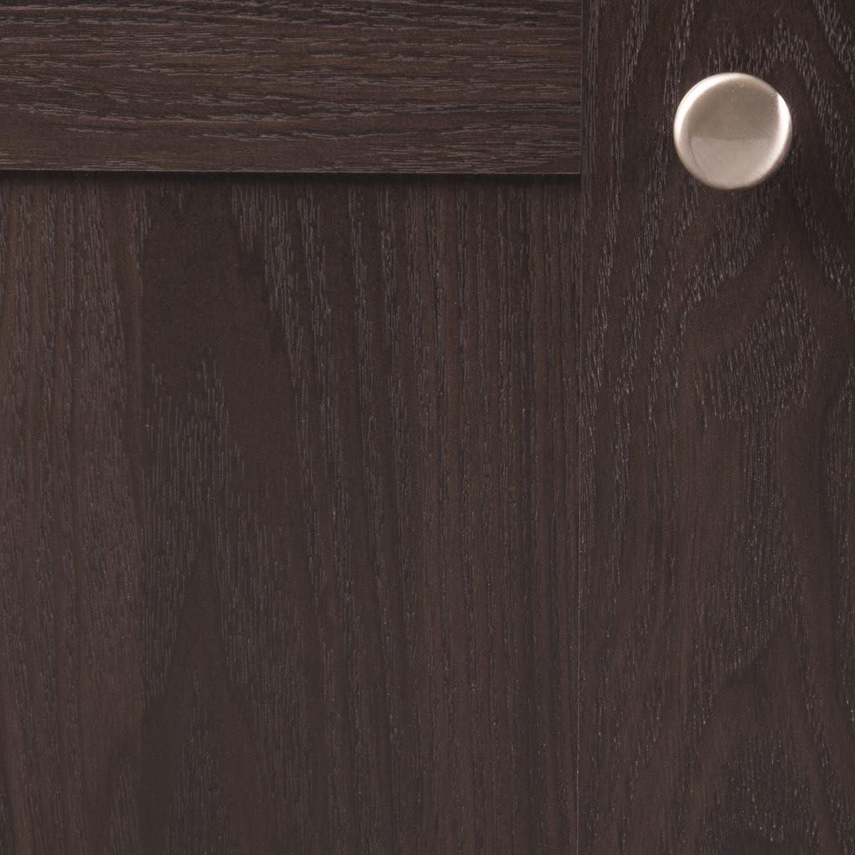 Satin Nickel Round Cabinet Knob with Mounting Hardware