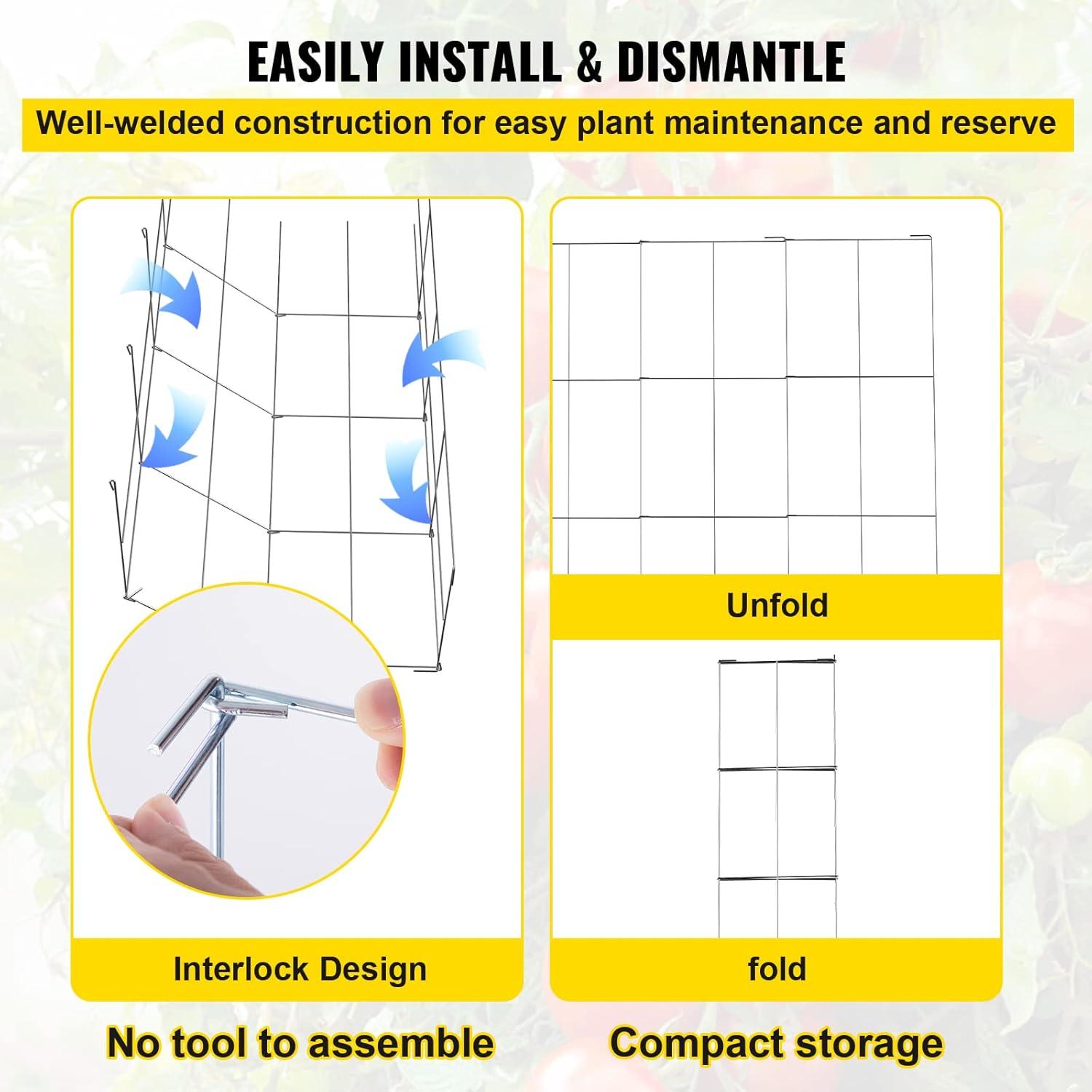 Metal Plant Support (Set of 5)