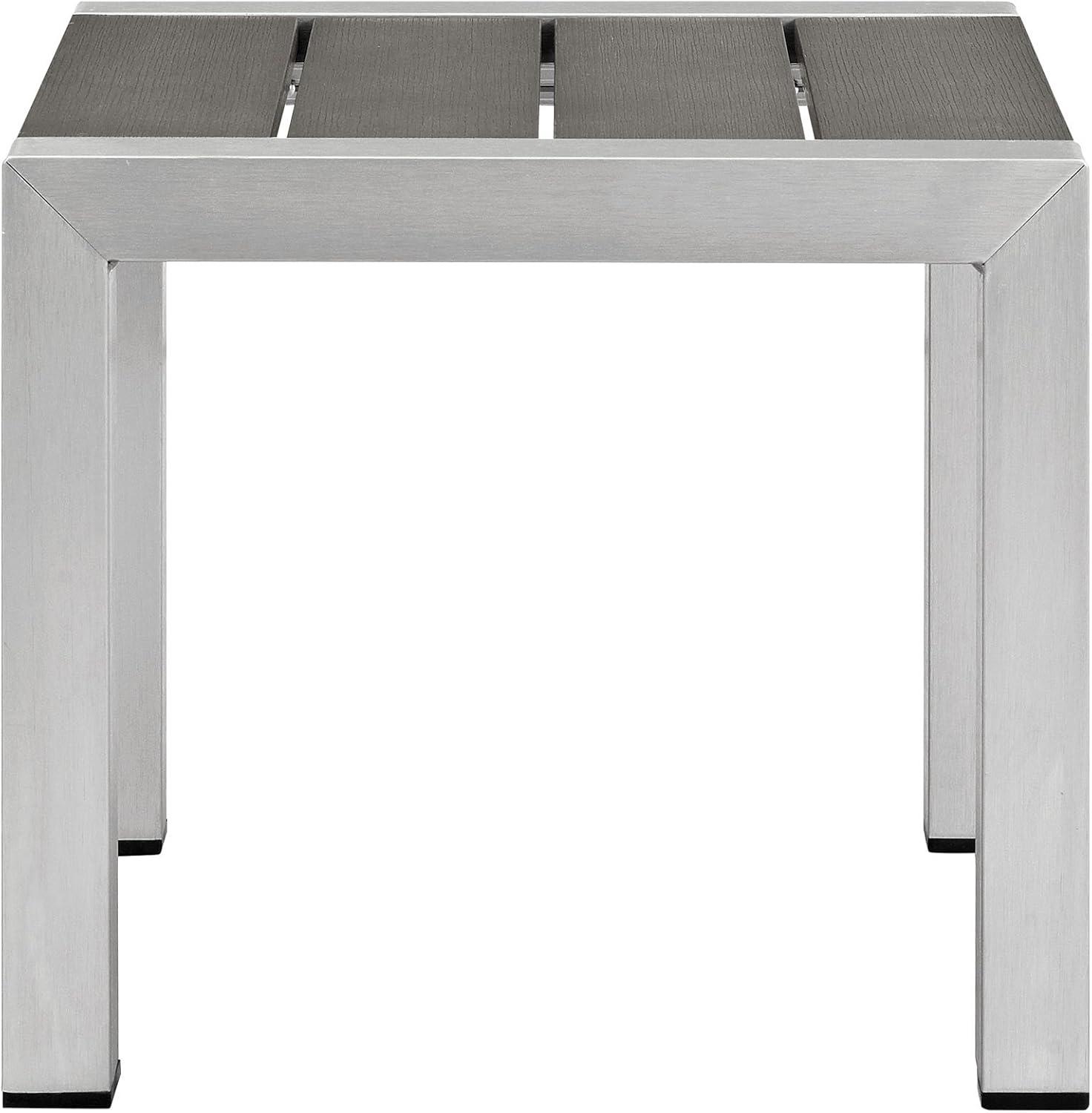 Beach Outdoor Patio Aluminum Side Table by Modway