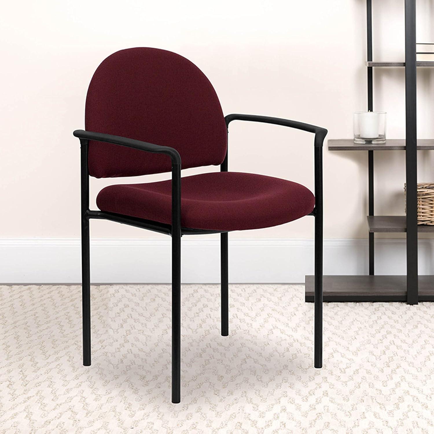 Prather Comfort Stackable Steel Side Reception Chair