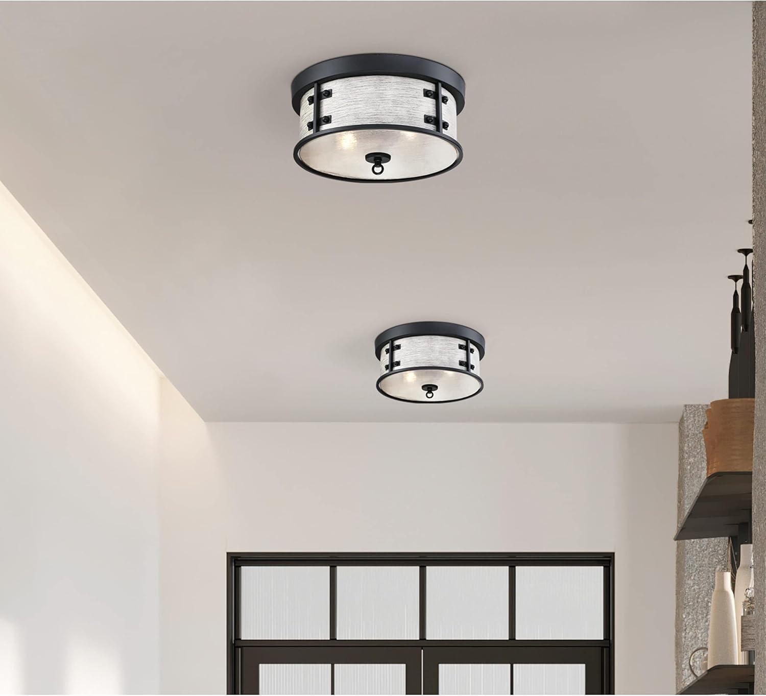 Westinghouse Lighting  Callowhill 13 Inch, Two Light Flush Mount Ceiling Fixture - 13-Inch