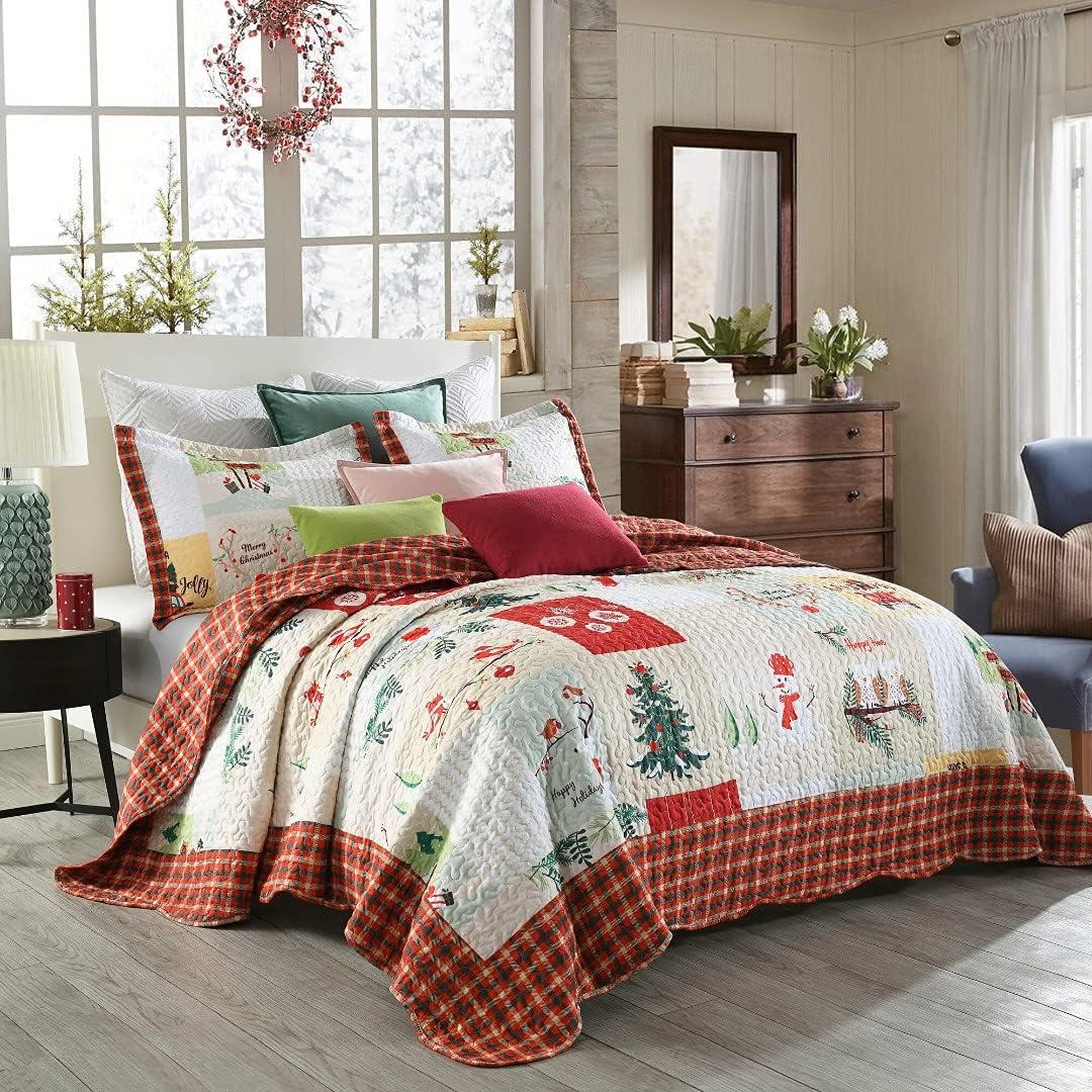 Plaid Quilt Set