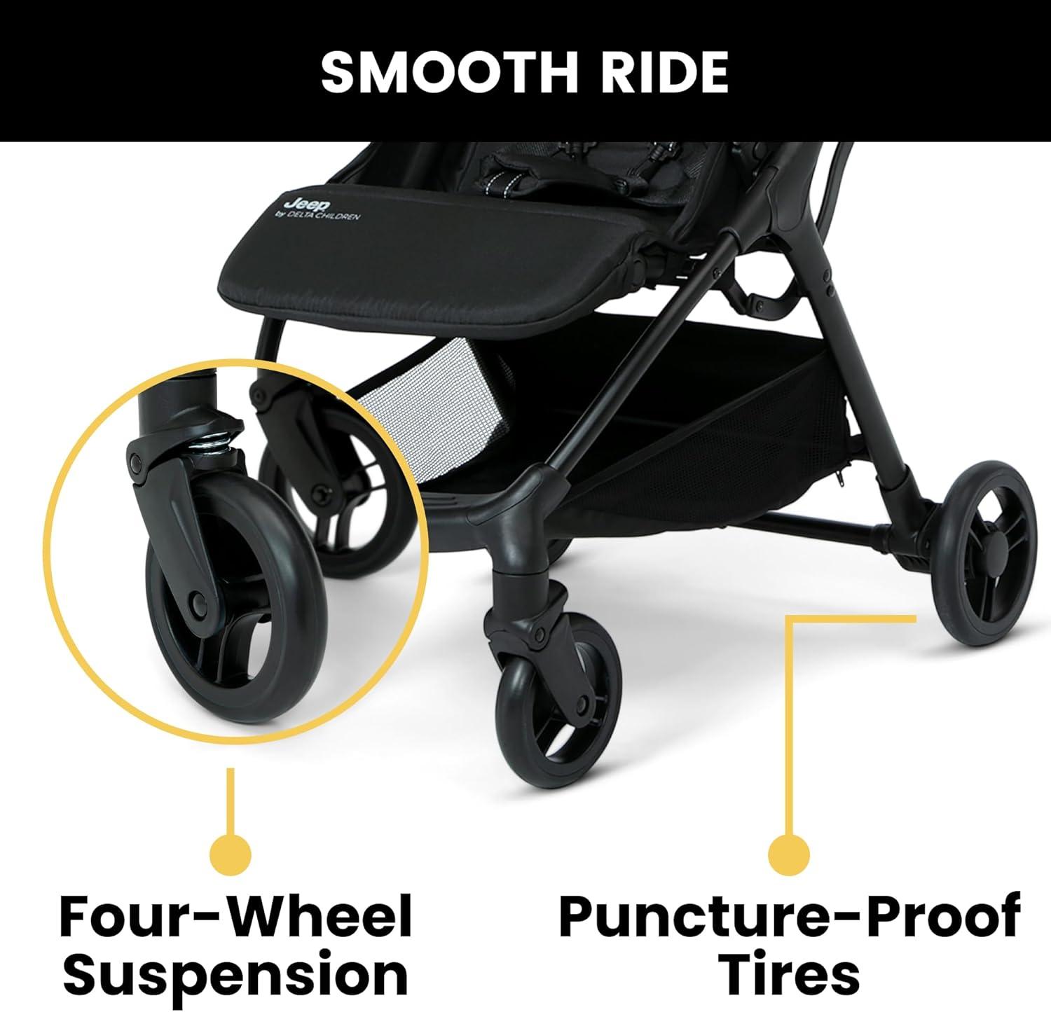 Jeep Altitude Compact Travel Stroller by Delta Children