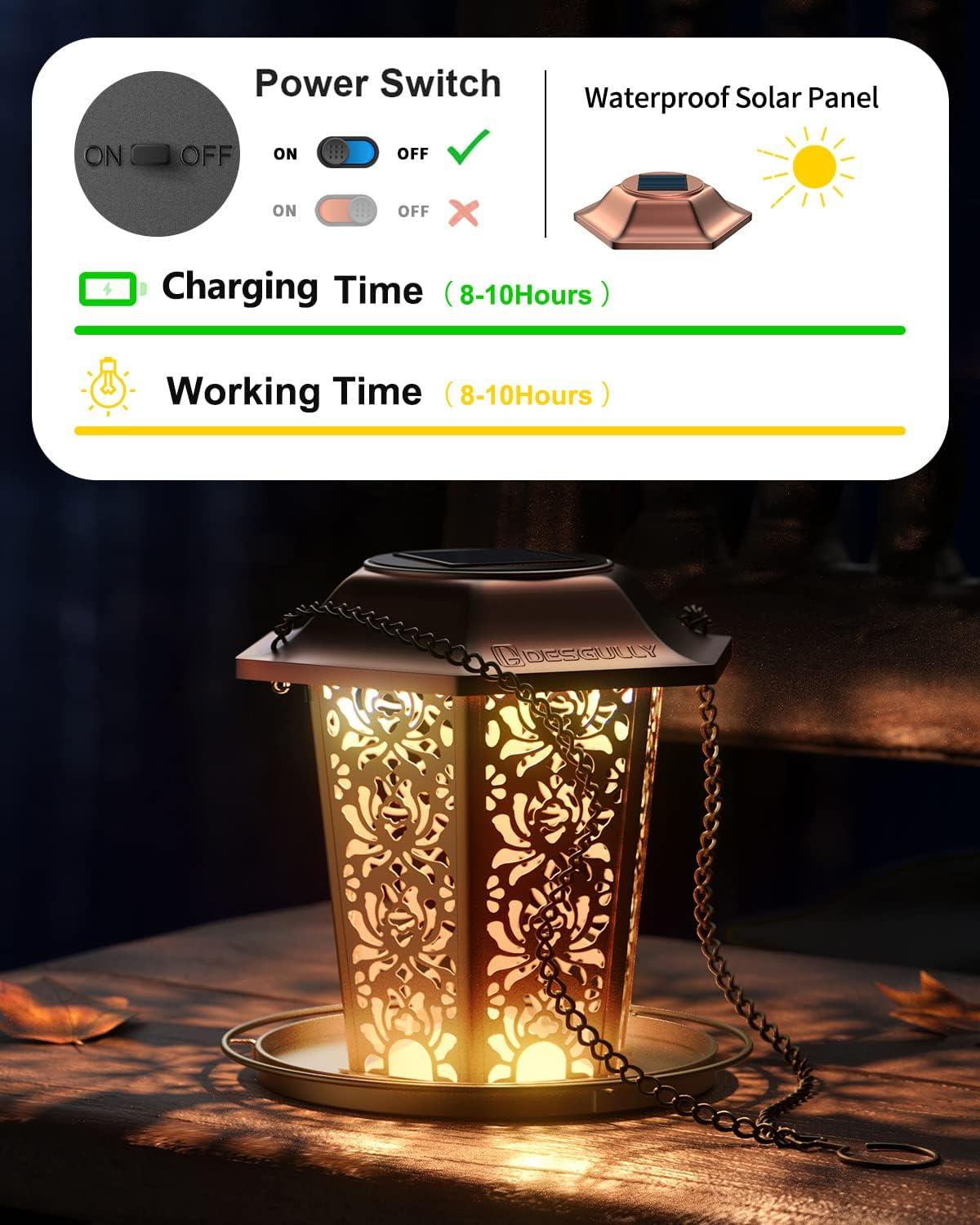 COBEKY Chew-Proof, Weather And Water Resistant Wild Bird Feeders, Outside And Garden Decoration-New