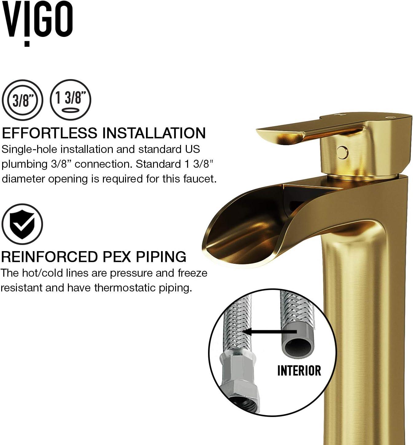 Niko 11" H Single Handle Vessel Sink Bathroom Faucet