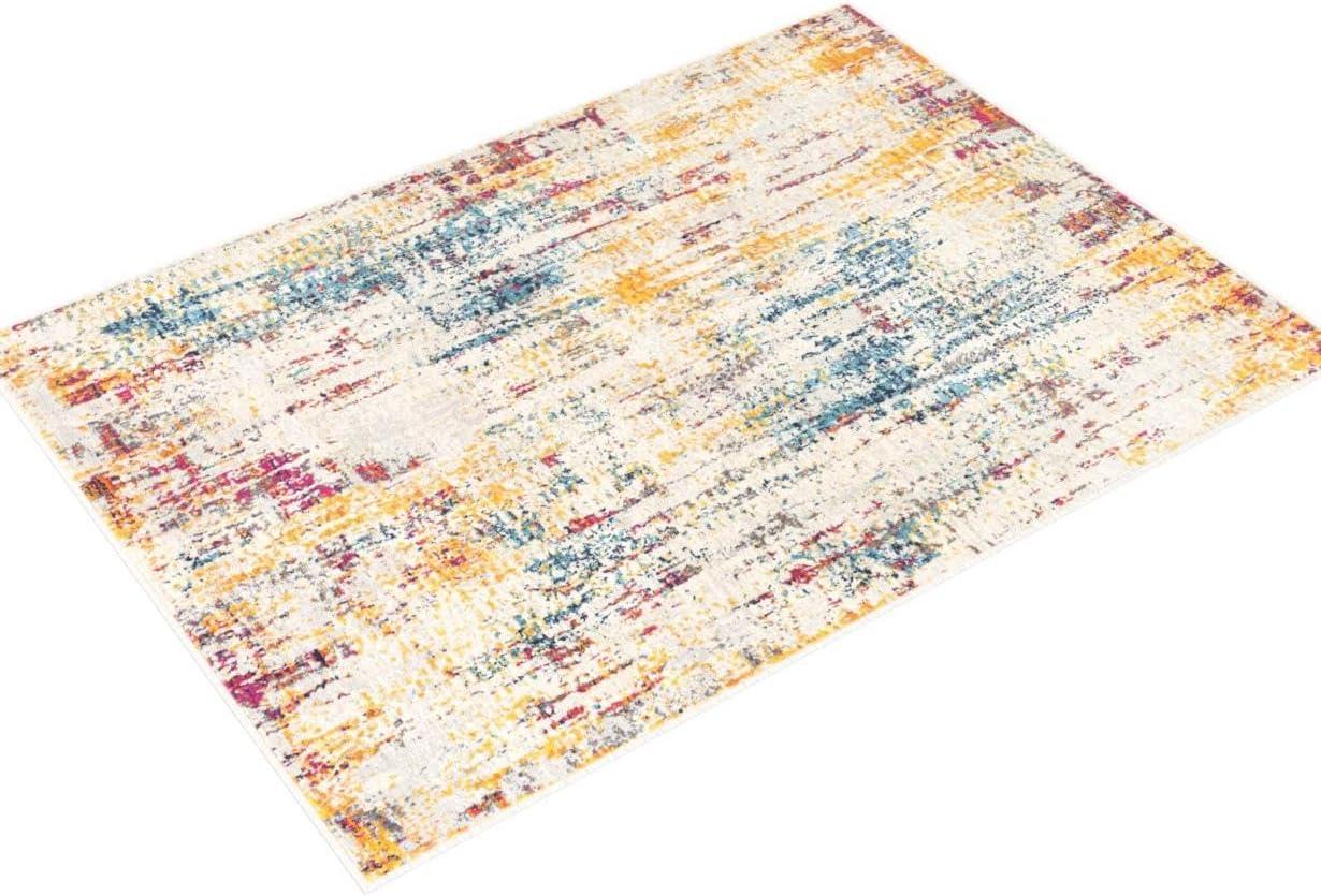 Livabliss Floransa Modern Abstract Area Rug,7'10" x 10',Multi