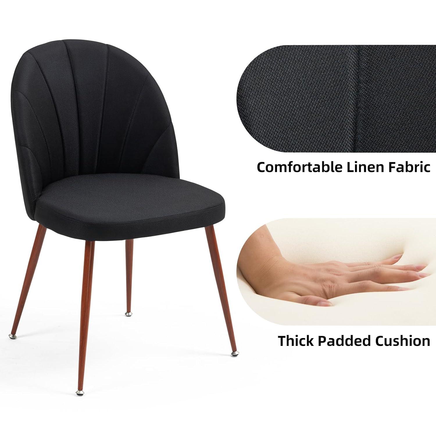 Everly Quinn Velvet Upholstered Stacking Side Chair (Set of 4)