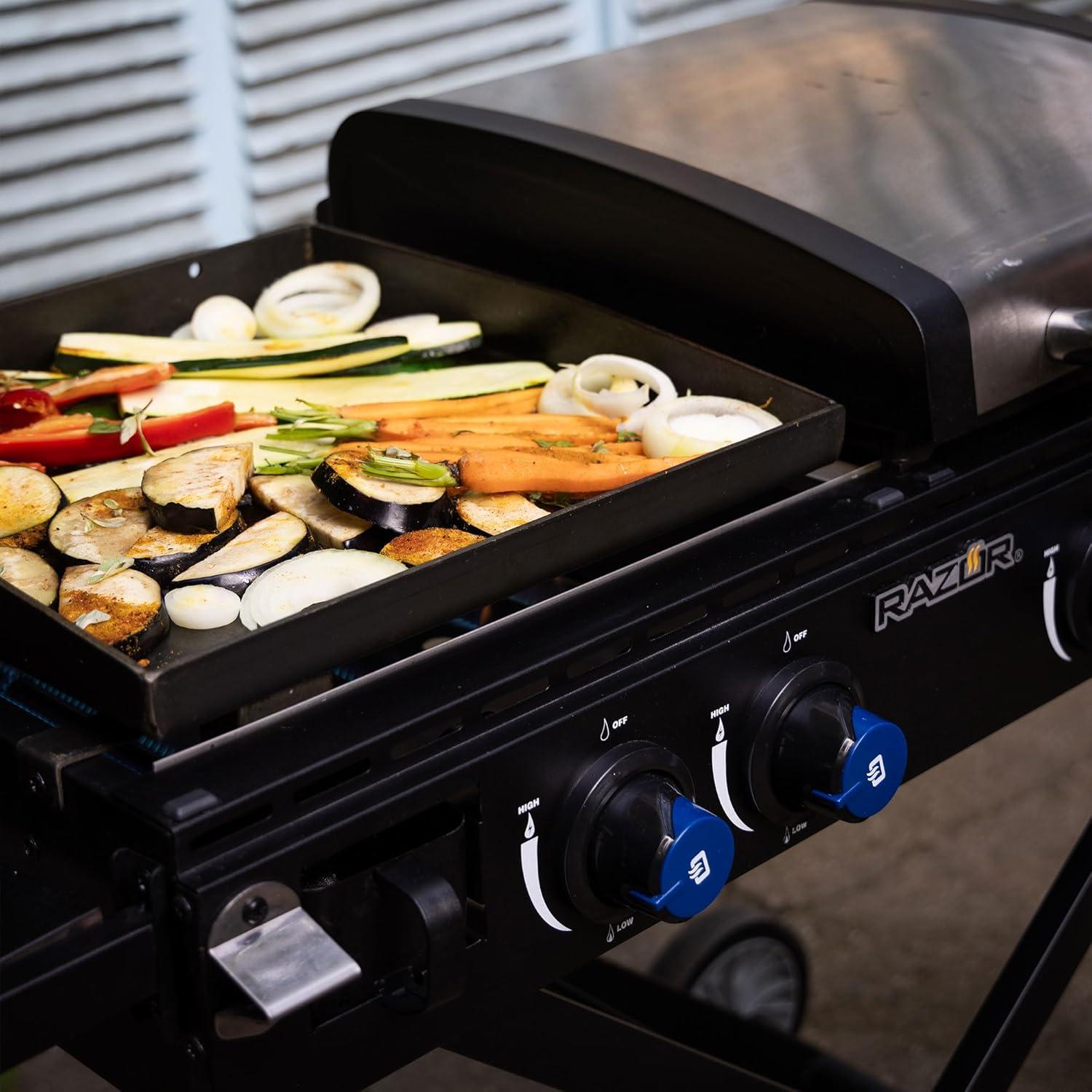 Razor Griddle 4 - Burner Portable Liquid Propane Gas Grill