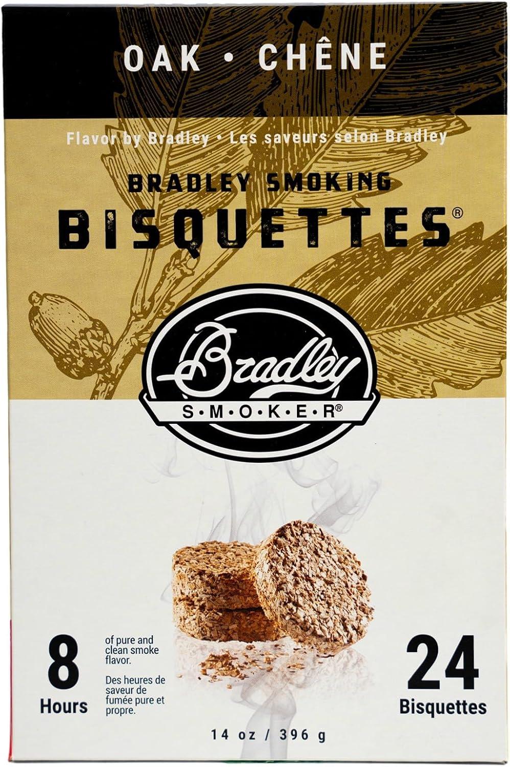 Bradley Oak Flavor Smoking Bisquettes for BBQ and Smoker