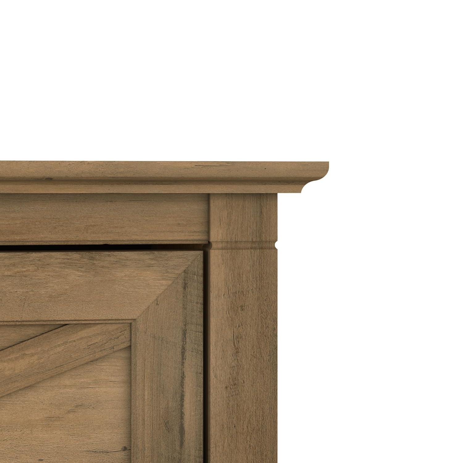 Bush Furniture Key West Lateral File Cabinet, 2 Drawer, Reclaimed Pine