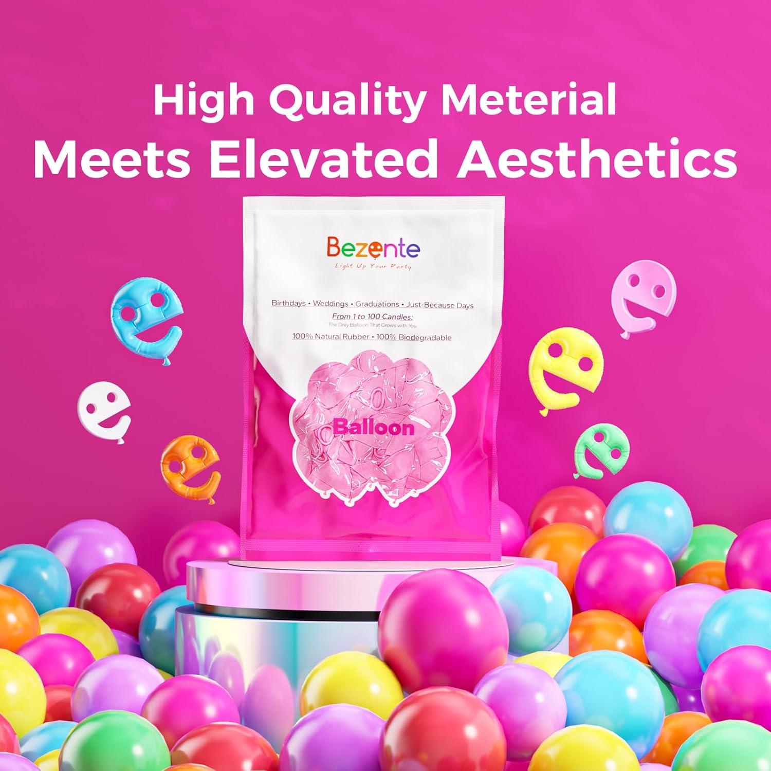 Treasures Gifted White Balloons - 12 Inch Latex Balloons - 100 Pack