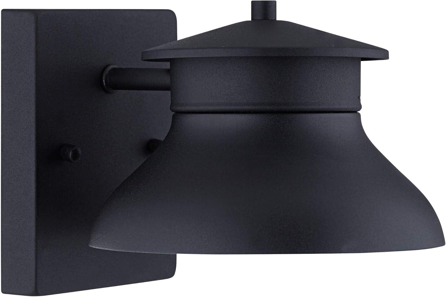 Danbury Black Steel Outdoor Wall Mount Sconce Light