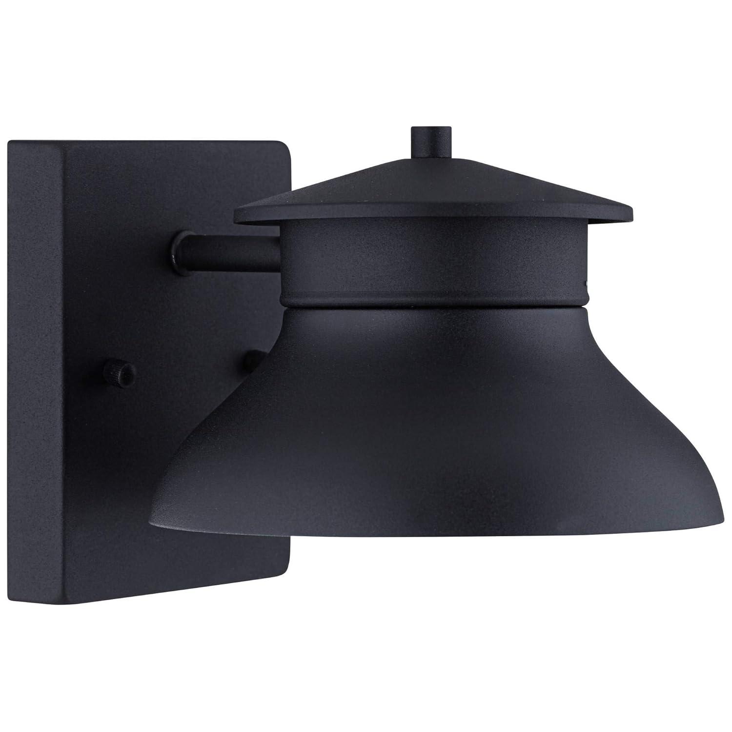 John Timberland Modern Outdoor Wall Light Fixture LED Black 5" Non Glass Dark Sky for Exterior House Porch Patio Deck Barn