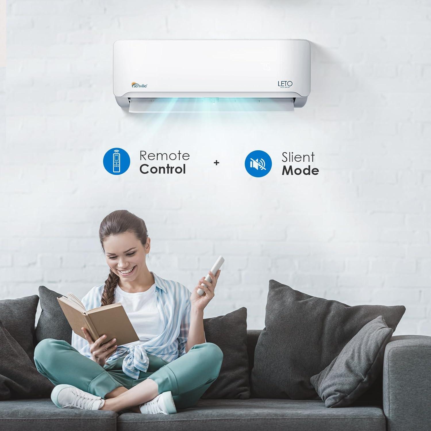 Senville 36000 Btu Mini Split Air Conditioner - Heat Pump - Senl/36cd