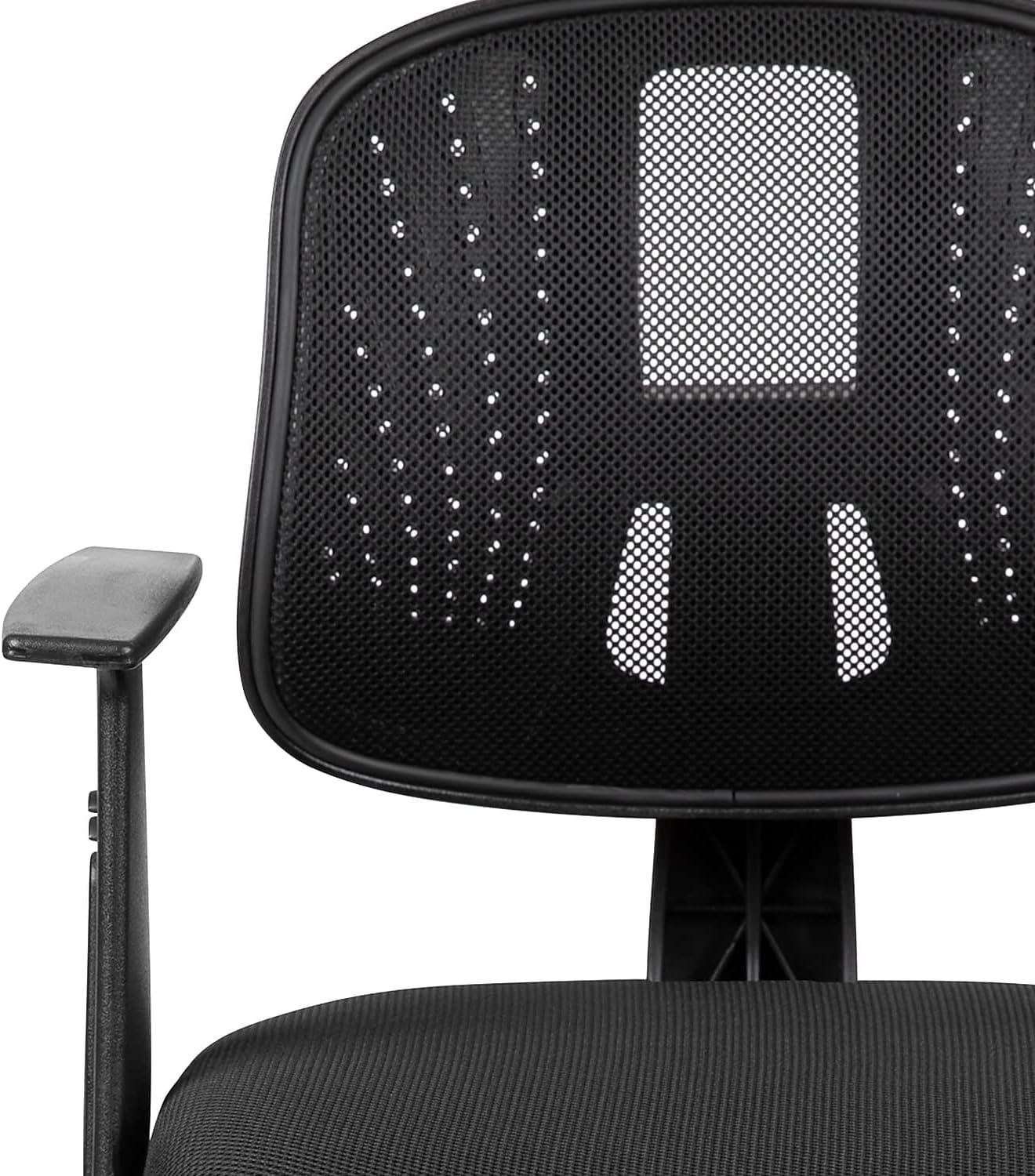 Flash Furniture Meridian Mid-Back Swivel Mesh Task Office Chair with Pivot Back