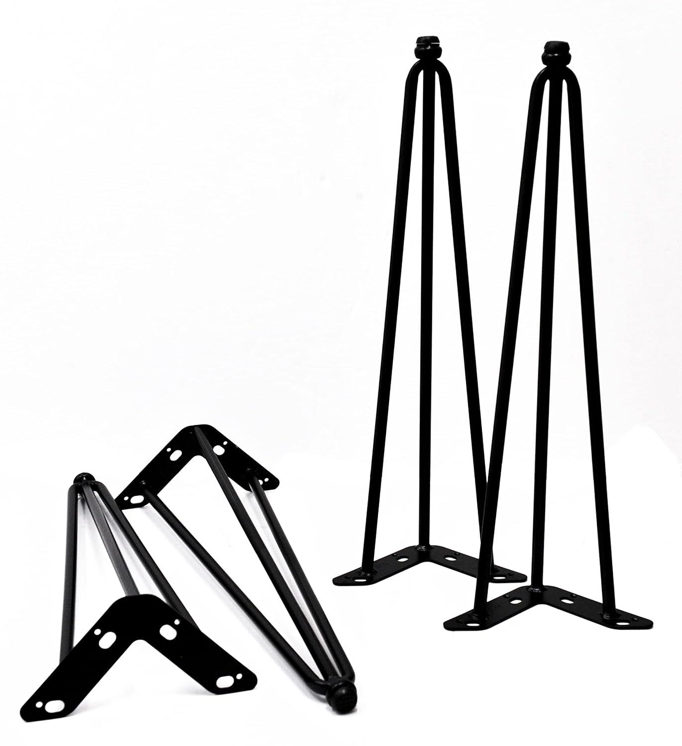Home Soft Things 4 Piece Hairpin Metal Table Legs Furniture Legs Tripod 20" (4 pc)