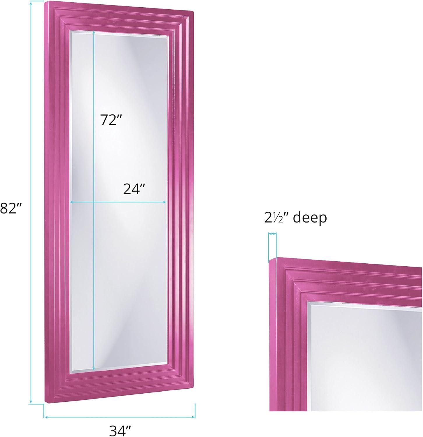 Trule Amy Wood Flat Wall Mirror