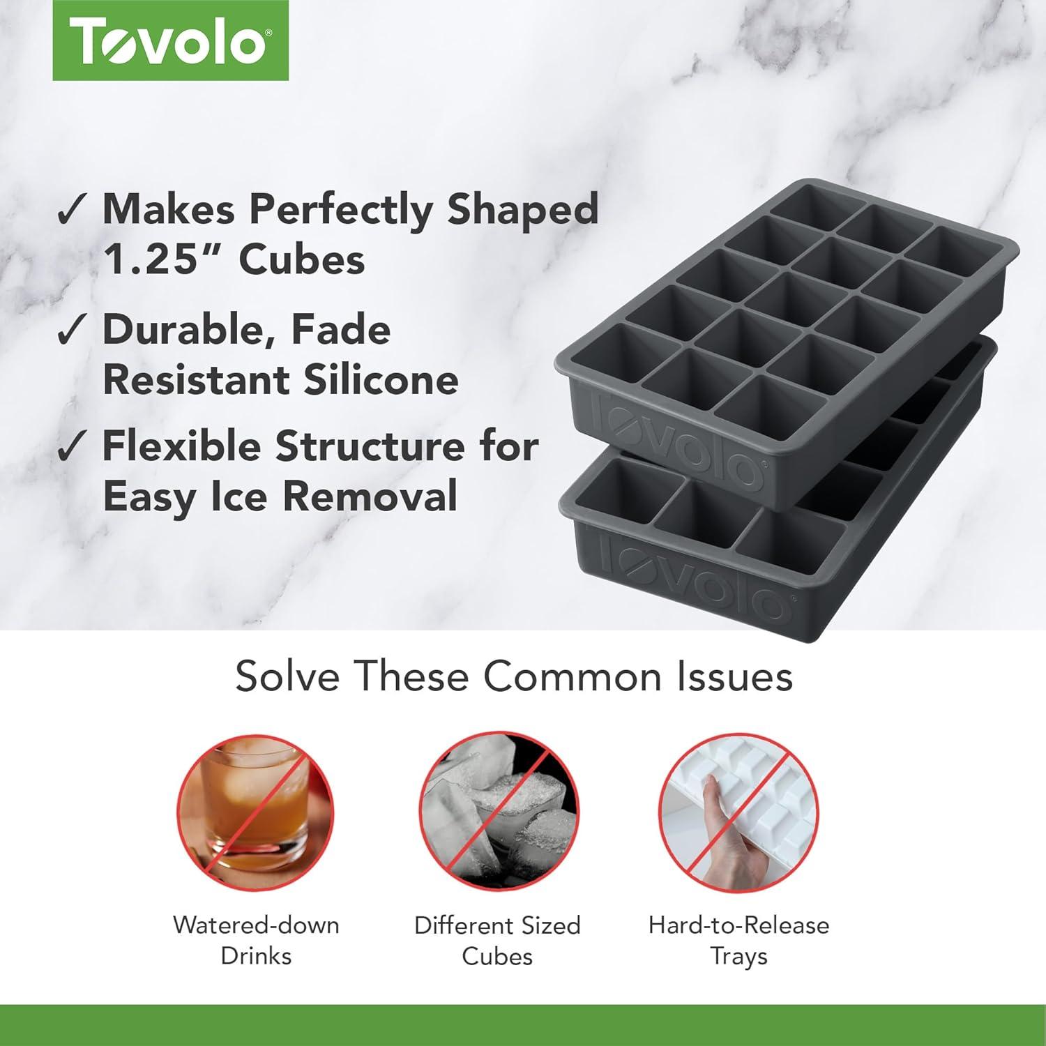 Tovolo Perfect Cube Ice Trays (Set of 2)