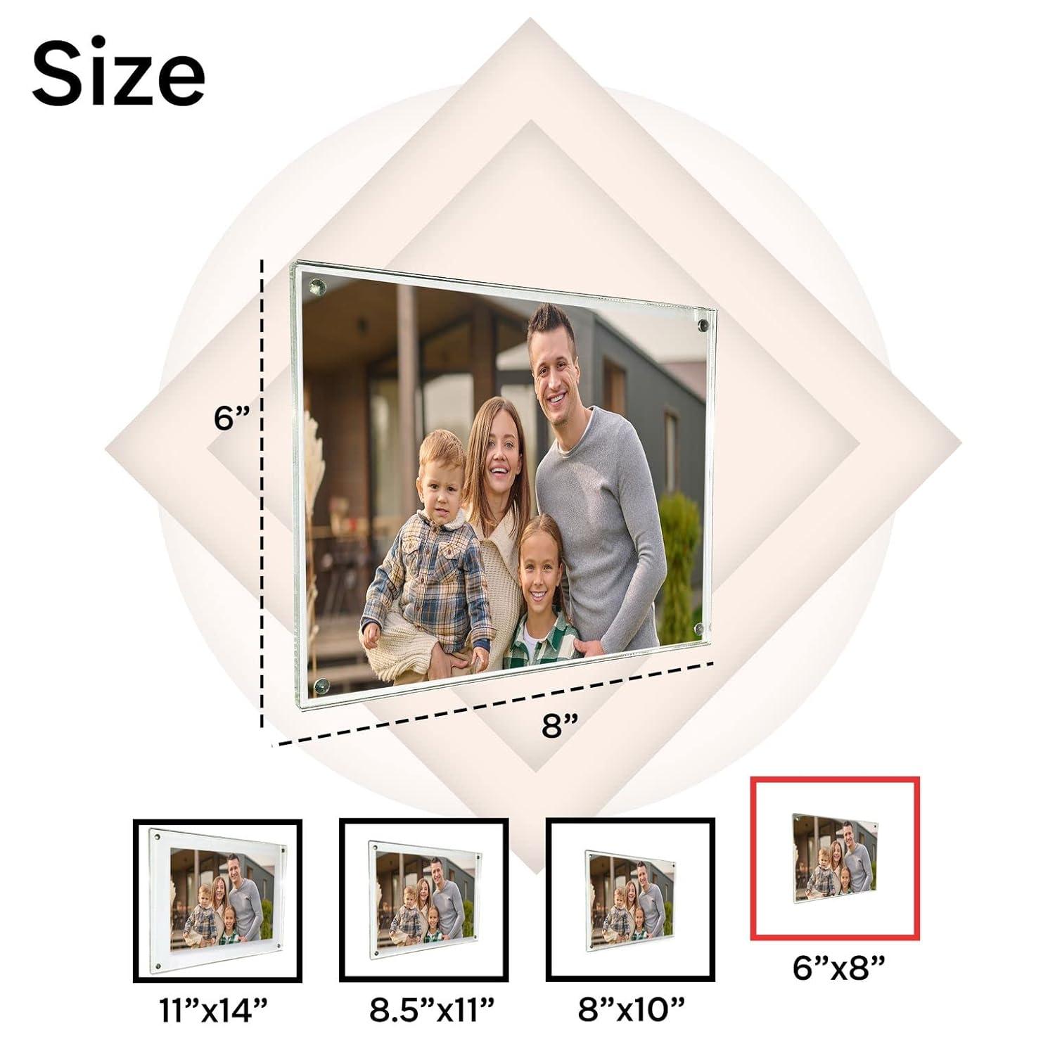 The MAGNET FRAME 6x8 5x7 Wall-Hanging Certificate style by Canetti - - 6x8