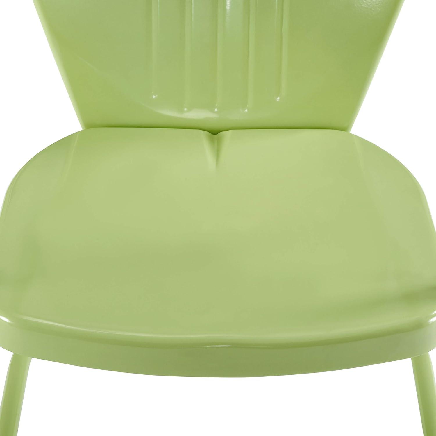 Key Lime Retro Metal Outdoor Lounge Chair