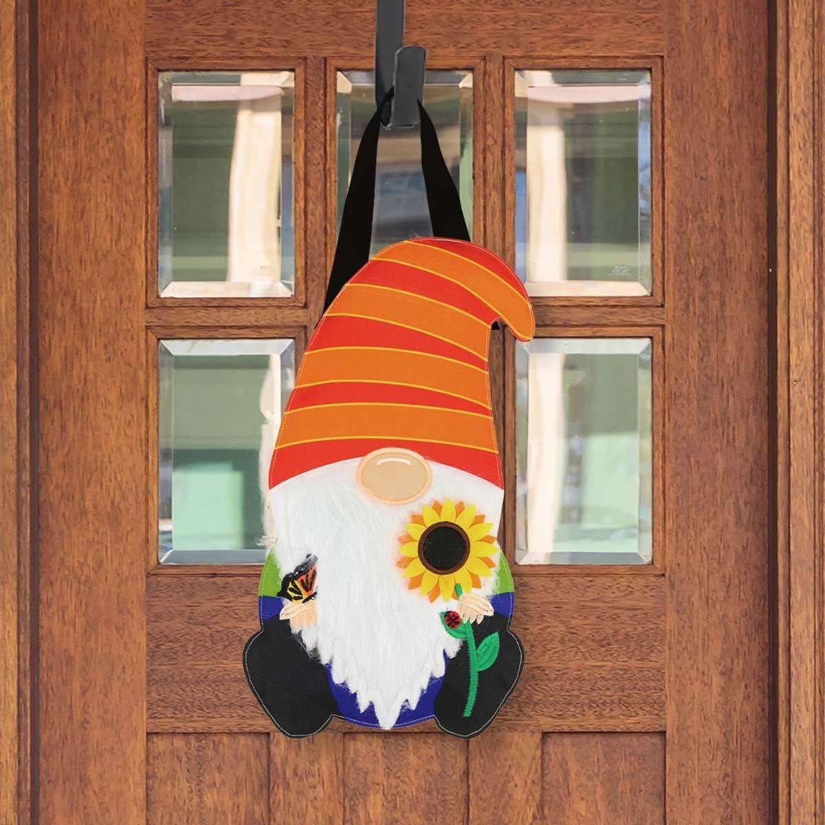 Briarwood Lane Gnome Sweet Gnome Spring Burlap Door Hanger