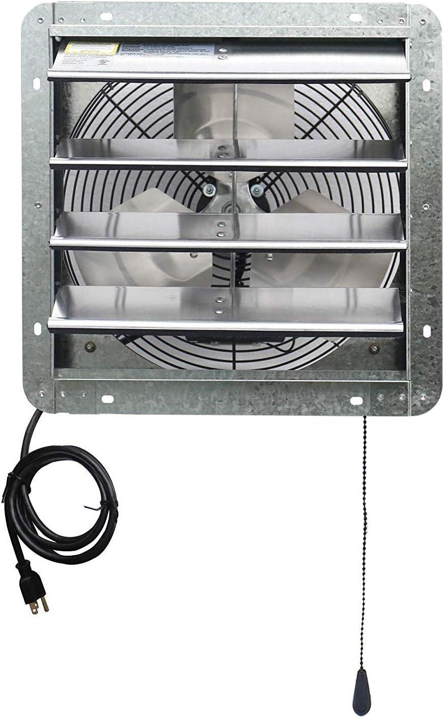 iLiving ILG8SF14V-T 14 Inch 3 Speed Attic Garage Growing Ventilation Exhaust Fan