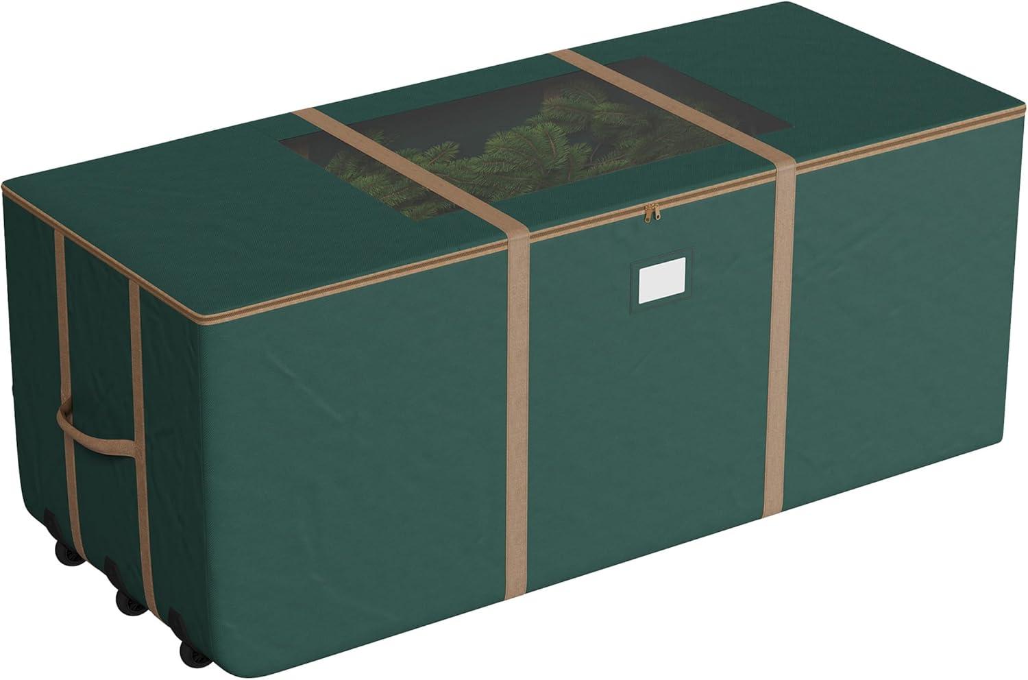 Green Extra Large Rolling Christmas Tree Storage Bag